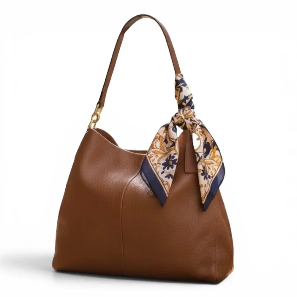Coach Madison Phoebe #26224 Slouchy Hobo Shoulder Bag Saddle Brown Indie Duffle